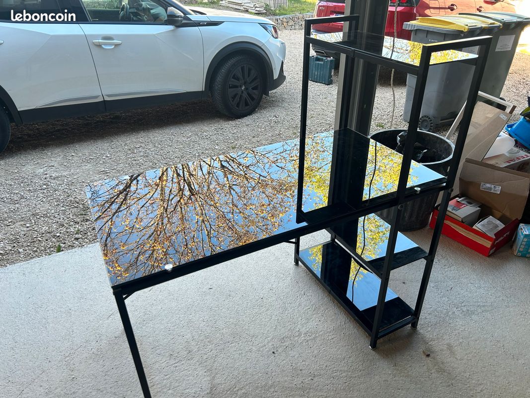 Bureau en verre (image 3)