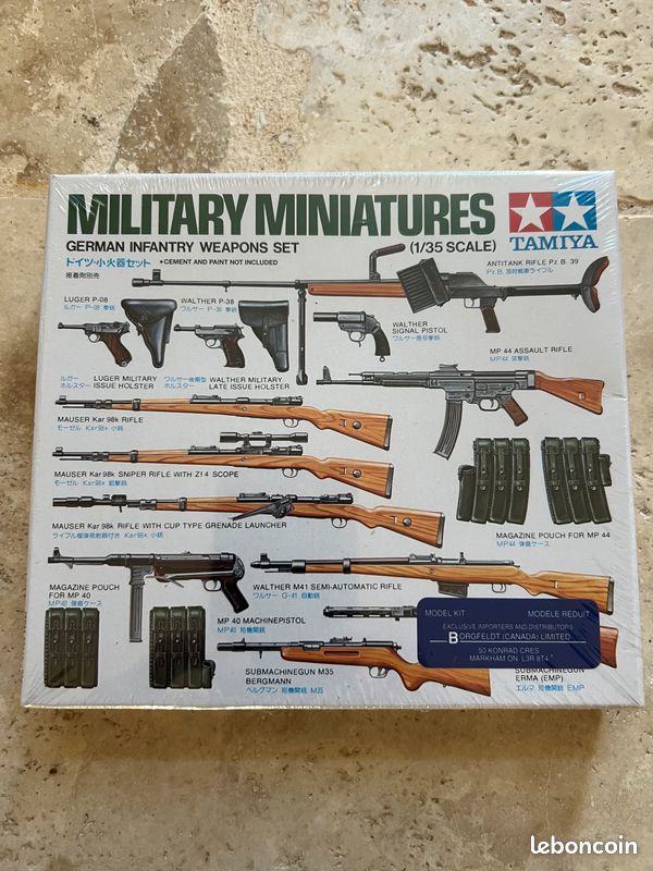 Tamiya 32512 - Maquette Infanterie Allemande - Échelle 1:48 - 15 Figurines à Assembler