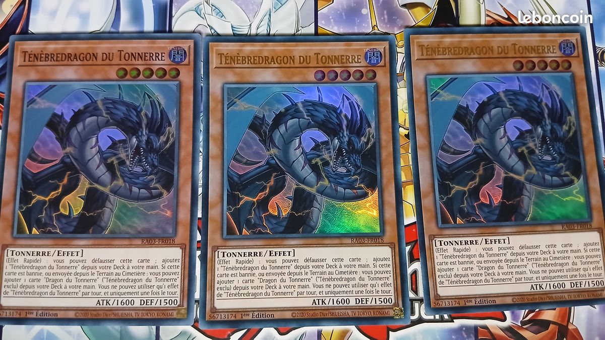 Lot de carte Yu-Gi-Oh Dragon du Tonnerre (image 3)