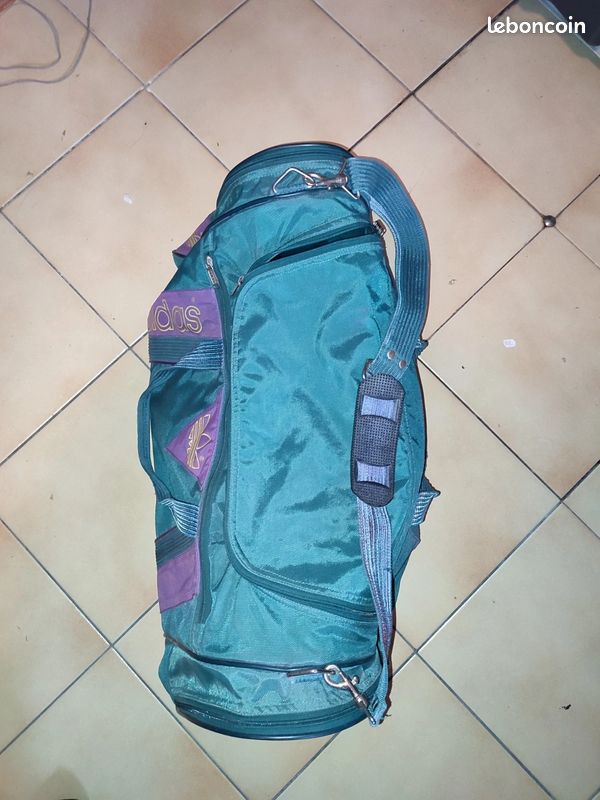 Sac De Sport Vintage ESPN Années 90 - Nylon Multicolore - Deadstock Neuf Avec étiquettes