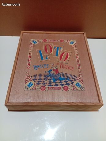 Jeu Ancien Loto Histoire De France – Rosenfeld – 13 Planches + 90 Pions – XIXe