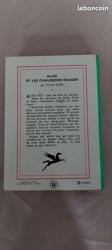 Alice et les chaussons rouges bibliotheque verte (image 3)