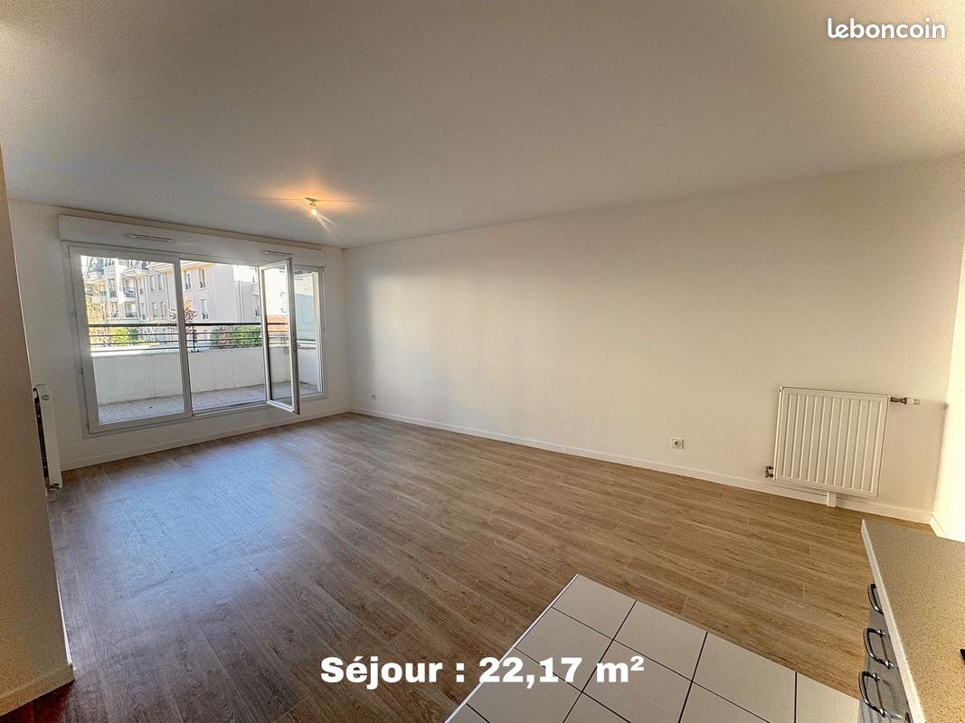 Appartement 3 pièces 61 m² · à Vaujours · 60,5 m² · 223 000 €