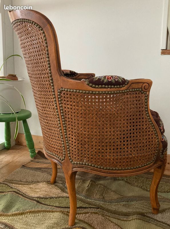 Paire de Bergères style Louis XV (image 2)