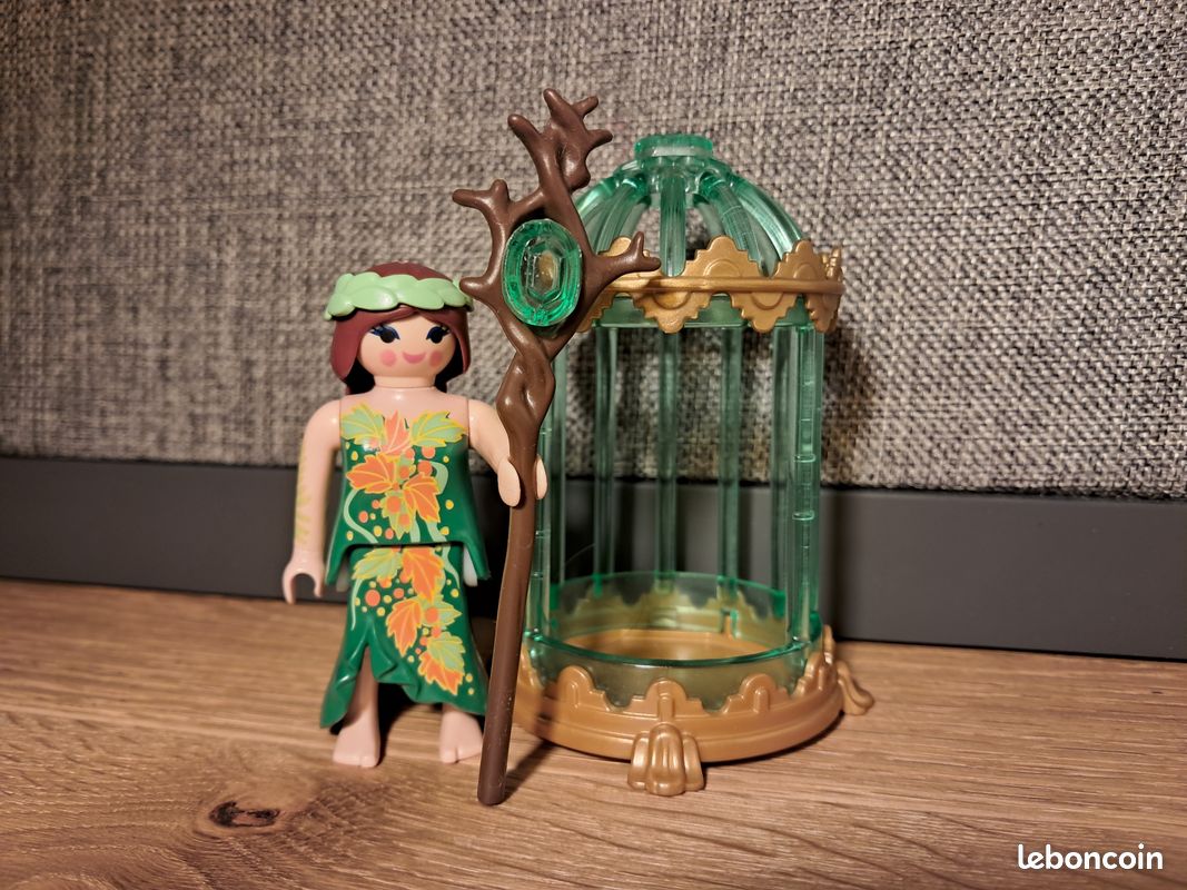 PLAYMOBIL FÉE AILES dorées château princesse sorcière chevalier sirène
