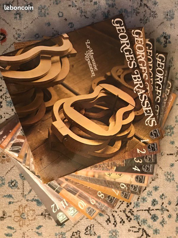 12 vinyles de georges brassens (image 1)