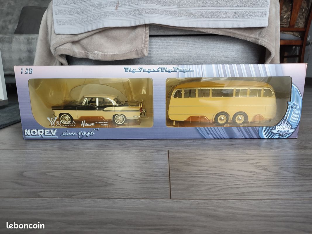 Norev 1/18 Simca Chambord & Caravane Hénon - Collezionismo In vendita a Bologna