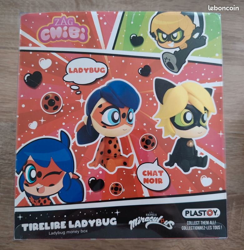 Tirelire Chibi Miraculous - Chat noir: Tirelire Pop culture chez Plastoy Tirelire Chibi Miraculous - Chat noir: Tirelire Pop culture chez Plastoy