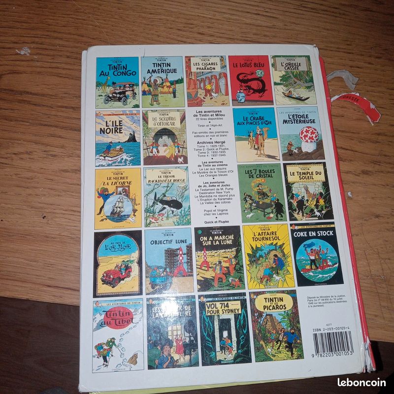 BD tintin l'oreille cassé (image 2)