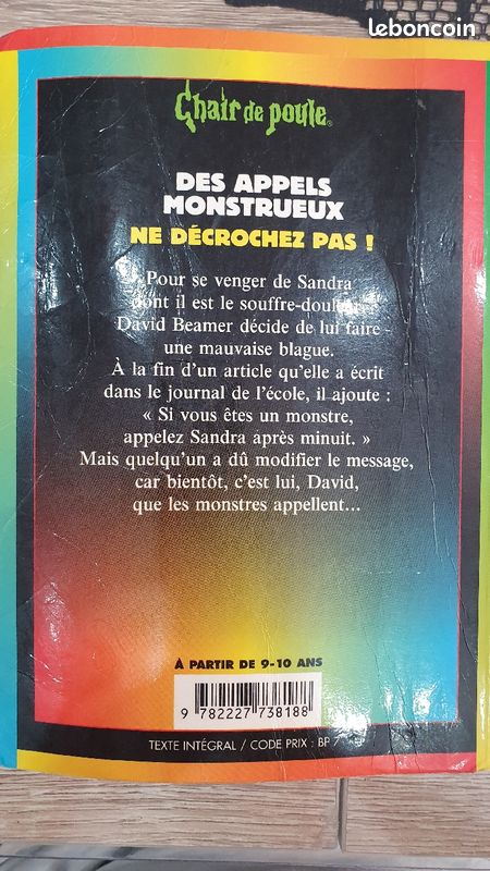 R l stine chair de poule des appels monstrueux (image 2)