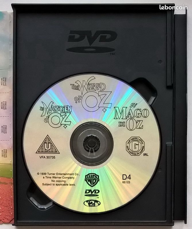 Amd78 - DVD Le Magicien d’Oz (Judy Garland, Jack Haley, Bert Lahr, Ray Bolger) (image 3)