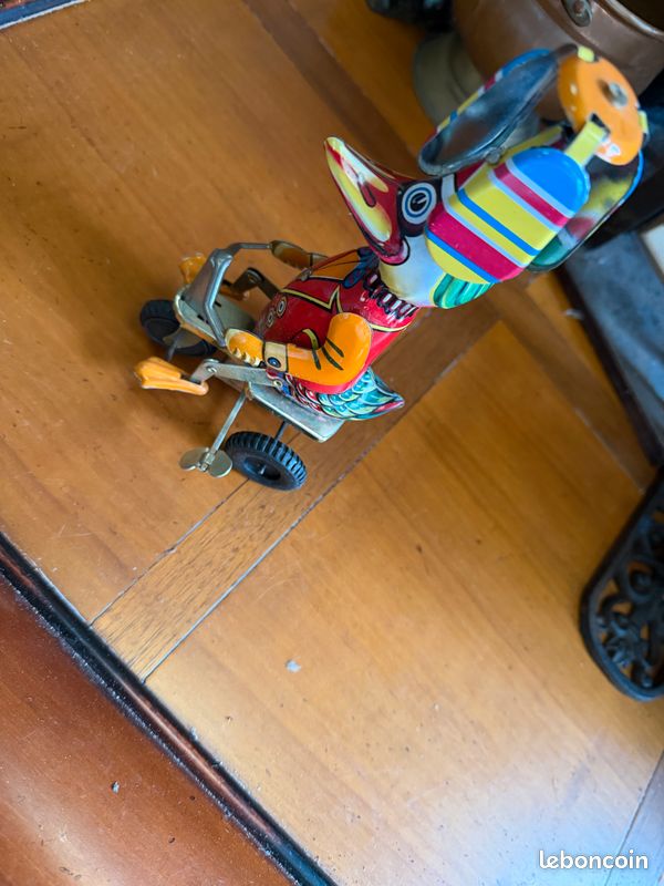 ANCIEN JOUET MECANIQUE Un Canard 1950-1970 En Tole Peint EUR 12,00 - FR