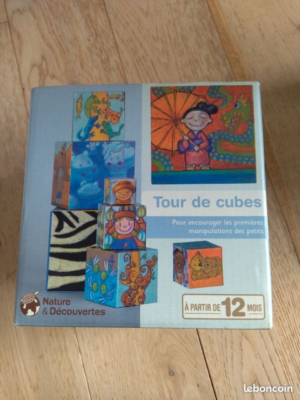 Tour de cubes Nature et Découvertes état neuf (image 4)
