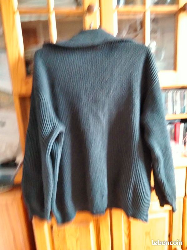 Pull marron noir homme (image 2)