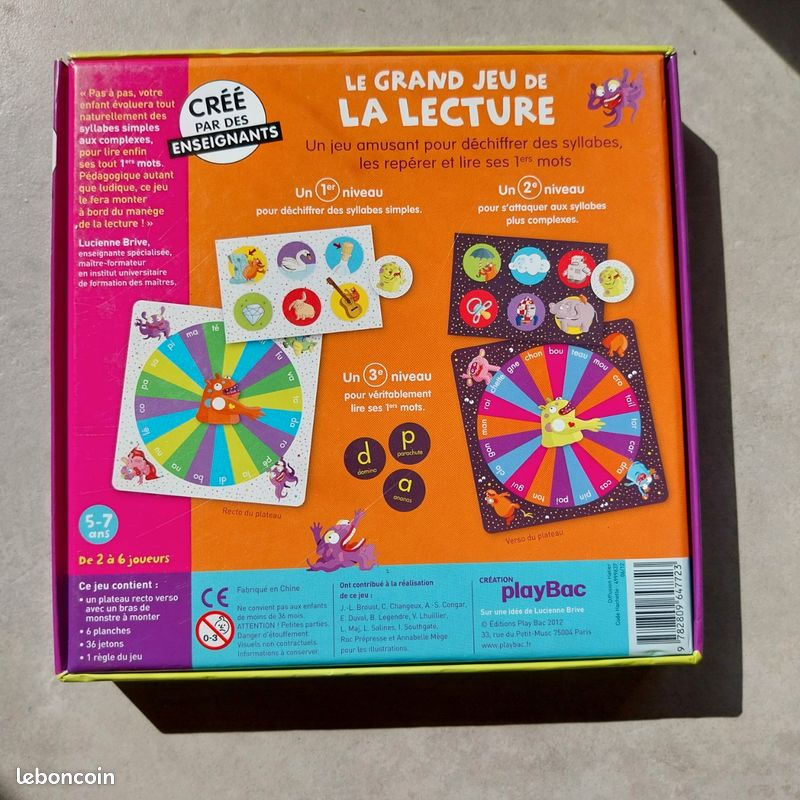 Jeu enfant lecture "le grand jeu de la lecture" (image 2)