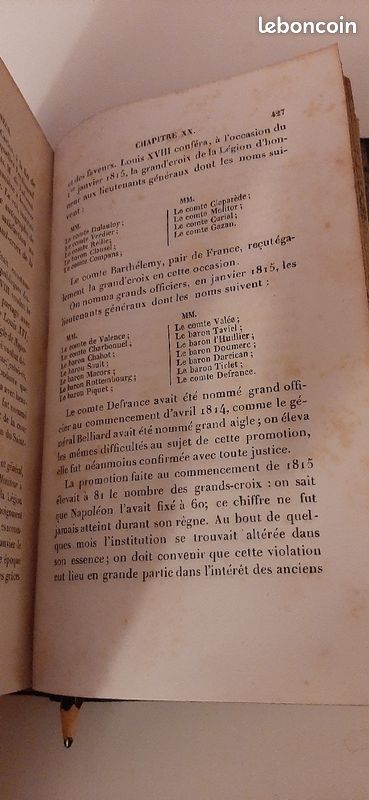 LIVRE : la légion d'honneur par Alex Mazas 1854 (image 9)