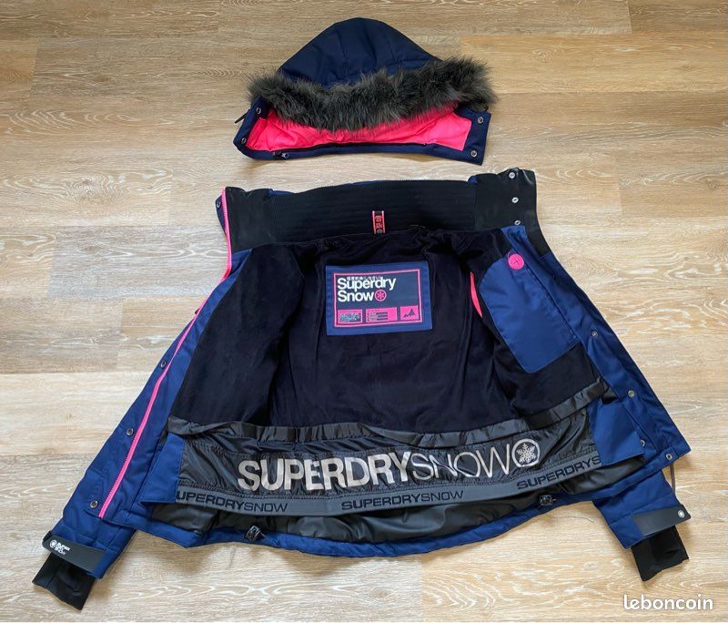 Doudoune femme superdry luxe snow (image 2)