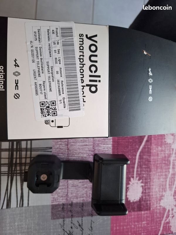 Support téléphone Dacia YouClip d'origine (D (image 1)