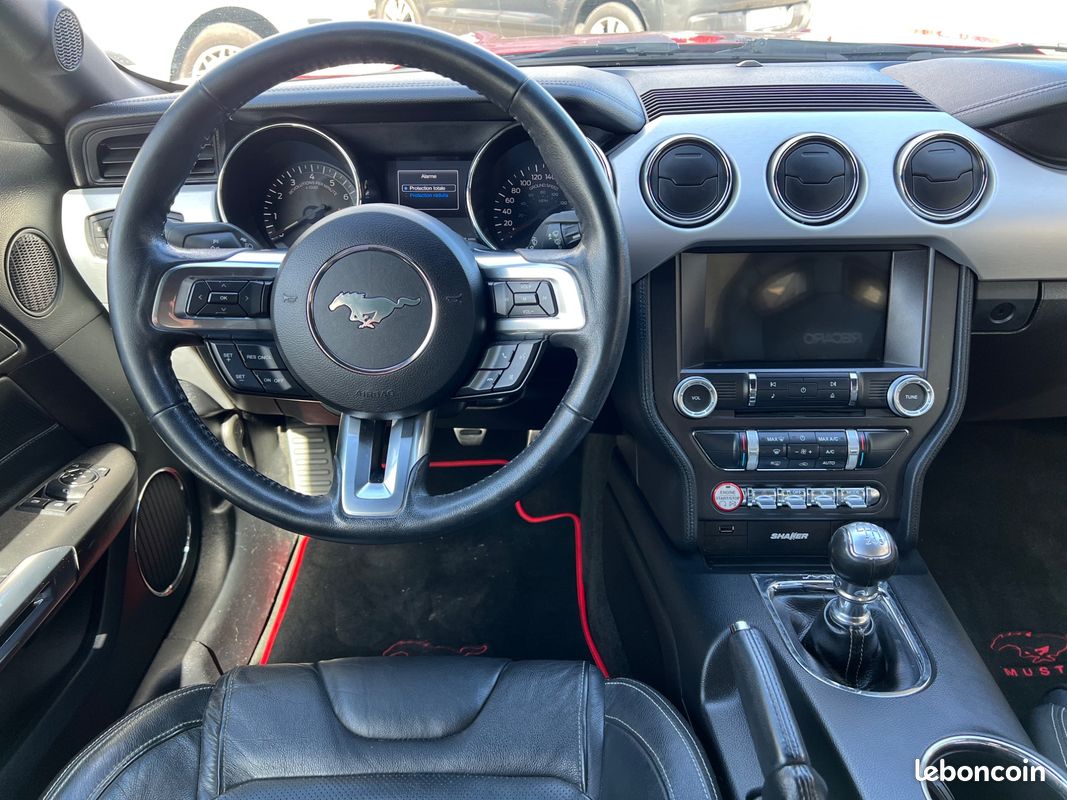FORD MUSTANG COUPE 5.0 420 GT SIEGES RECARO / INT CUIR / ECHAPPEMENT SCORPIOn (image 24)