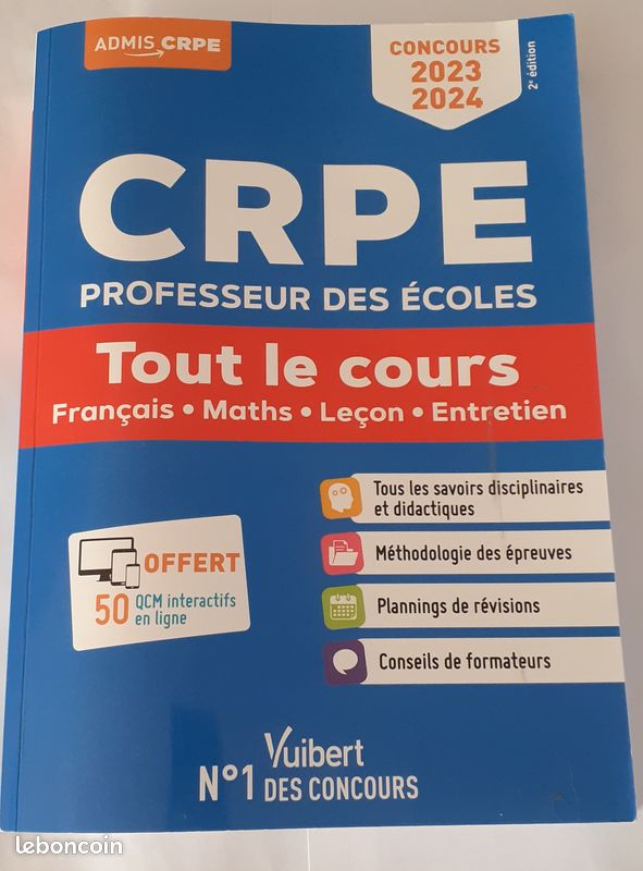 CRPE professeur des écoles (image 1)