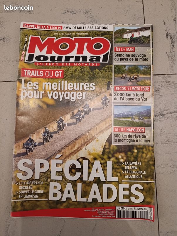 Moto journal numéro 2108 24 juillet 2014 (image 1)