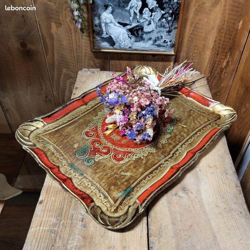 Ancien plateau rectangulaire florentin (image 1)