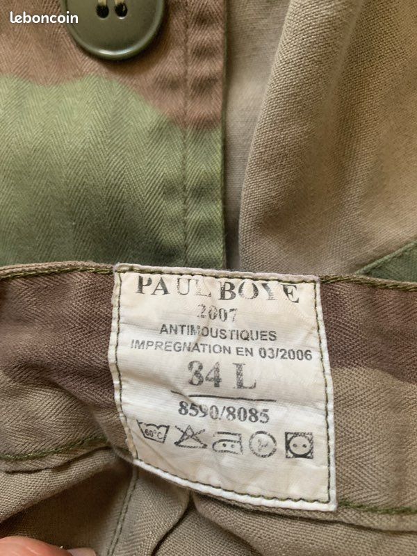 Treillis chasse jardinage militaire (image 2)