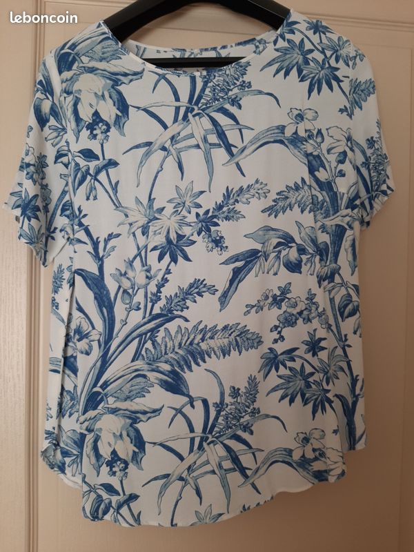 Tunique feuillage bleu (image 3)