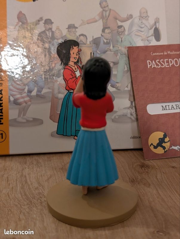 Figurine Irma L'habilleuse – Tintin – Collection Officielle Moulinsart (neuve)