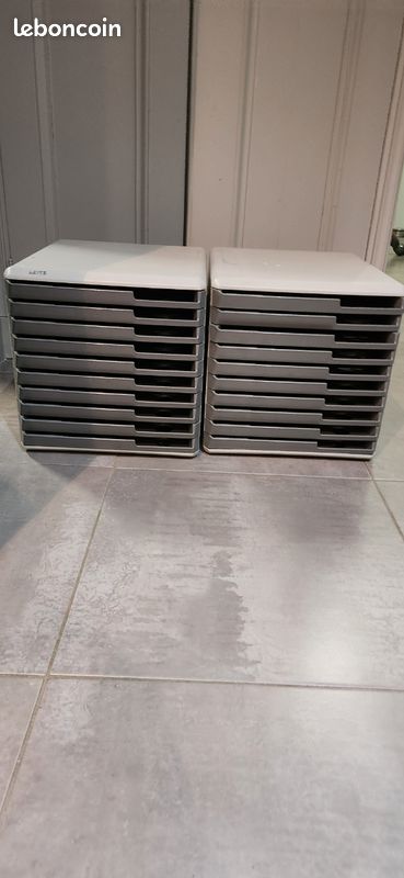 Modules de classement de bureau LEITZ - 10 tiroirs (image 1)