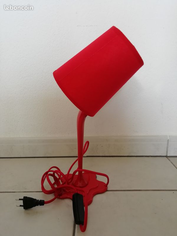 Lampe de Bureau Deco ROUGE VIF DESIGN ET ELEGANCE (image 2)