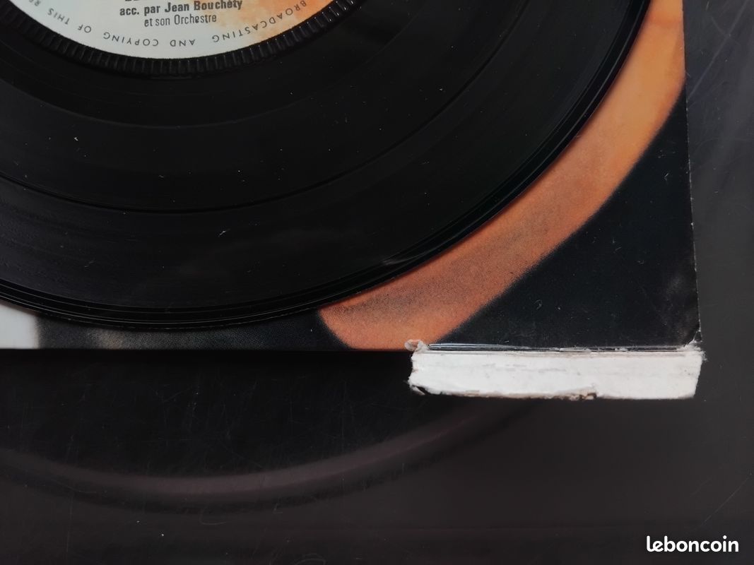 1 Disque vinyle 45 tours " Si tu penses" Eddu Mitchell (image 3)