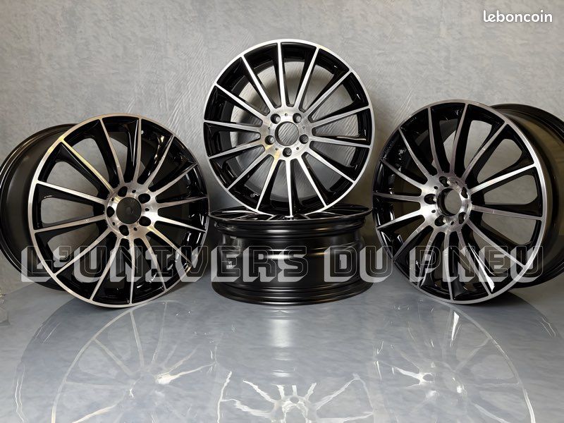 4 jantes Mercedes amg 19’ compatible Classe A, B, C, E, CLA, GLA, GLC, V… (image 2)