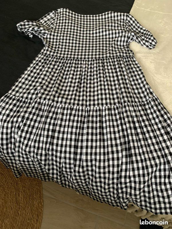 Robe Vichy noir et blanc (image 4)
