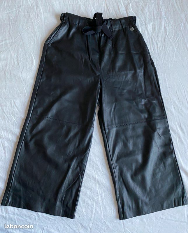 Pantalon à jambes larges (image 1)