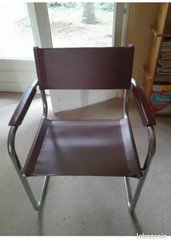 Fauteuil tubulaire 70's (image 2)