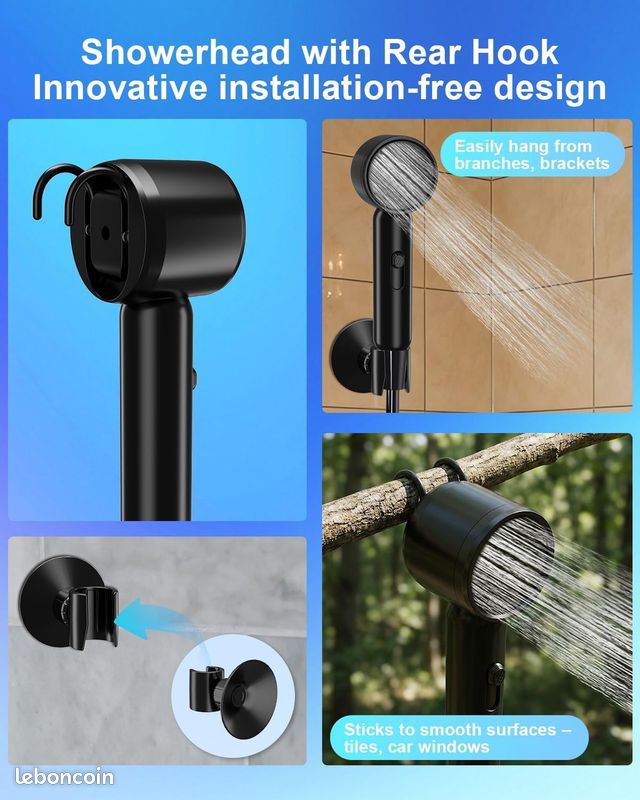Douche De Plage Pompe De Douche Portable Rechargeable - Pour Camping