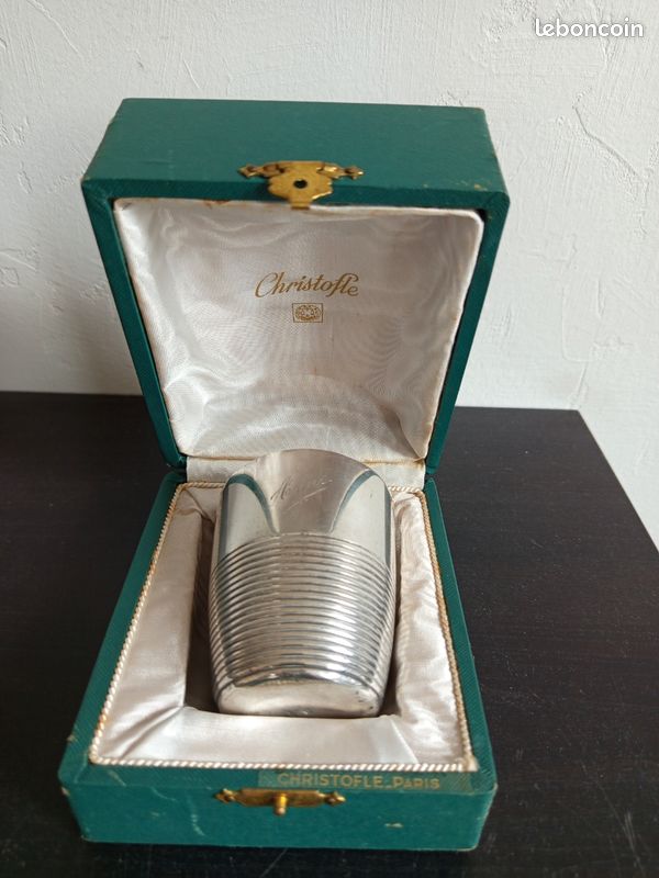 Christofle Timbale bébé en métal argenté - Pujol maison Christofle Timbale bébé en métal argenté - Pujol maison
