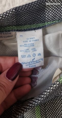 Robe plissée vintage Gérard Pasquier