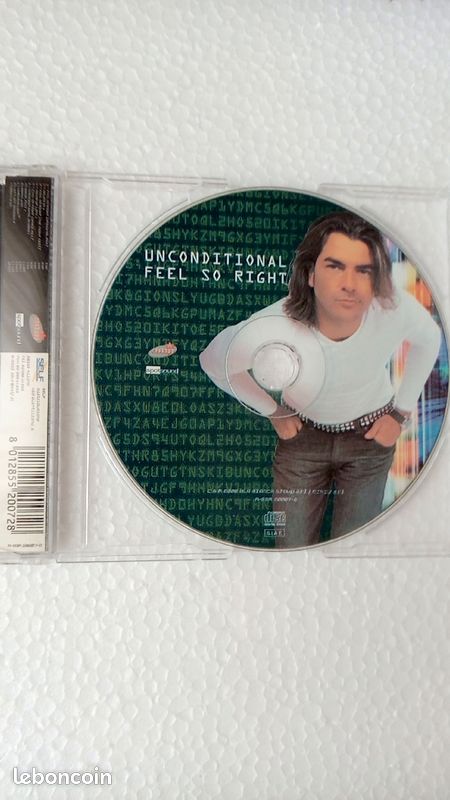 UNCONDITIONAL : "Feel so right" / Maxi CD 6 titres, Italie (2000) (image 3)