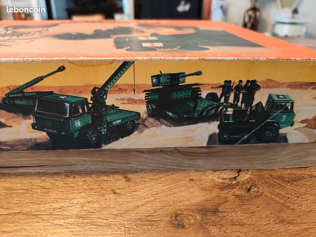 Coffret Meccano Armée 200 Ref 02 MA 200 - Incomplet Pour Pièces
