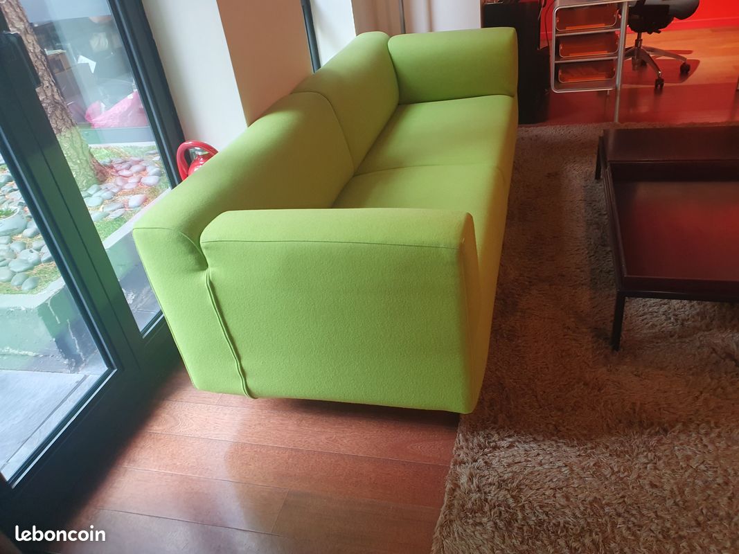 Canapé Cassina MET vert (MET 250) DISPONIBLE A RECUPERER SUR PLACE DIRECTEMENT (image 2)