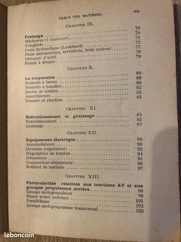 Livre ancien manuel pratique de réparation, dépannage et entretien de la voiture (image 6)