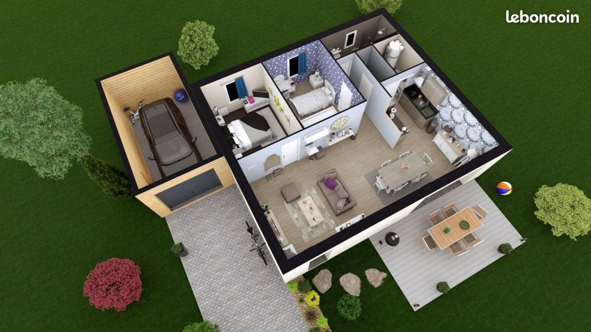 Maison 3 pièces 69 m² - Chasseneuil-du-Poitou 86360 (image 3)