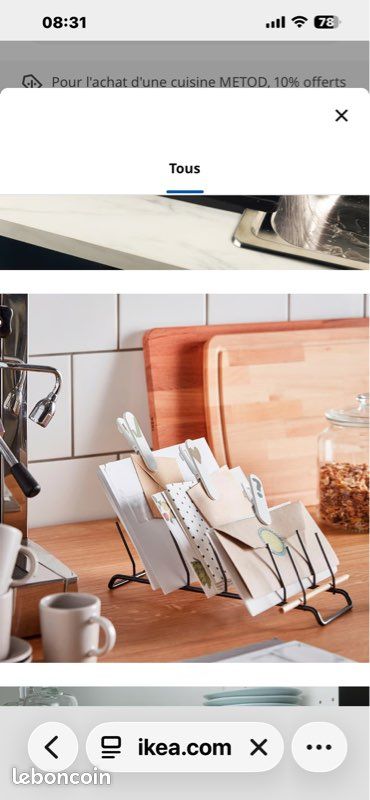 Lot de 6 range couverts/assiettes rinning IKEA (image 6)