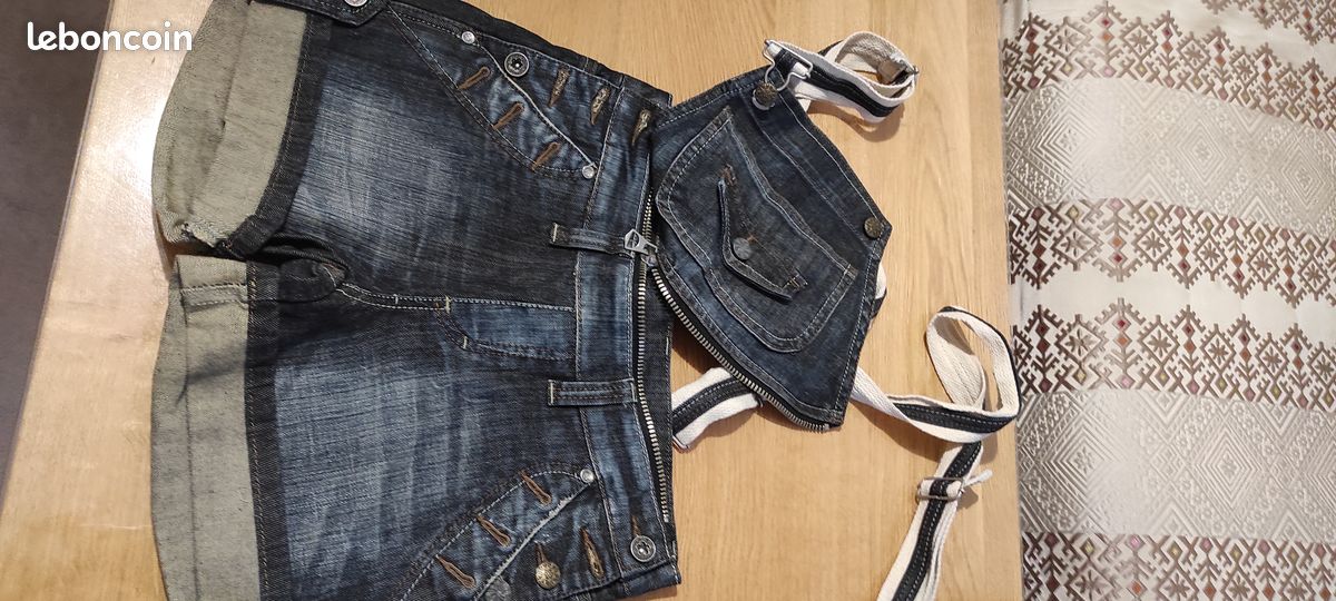 Salopette short (image 1)
