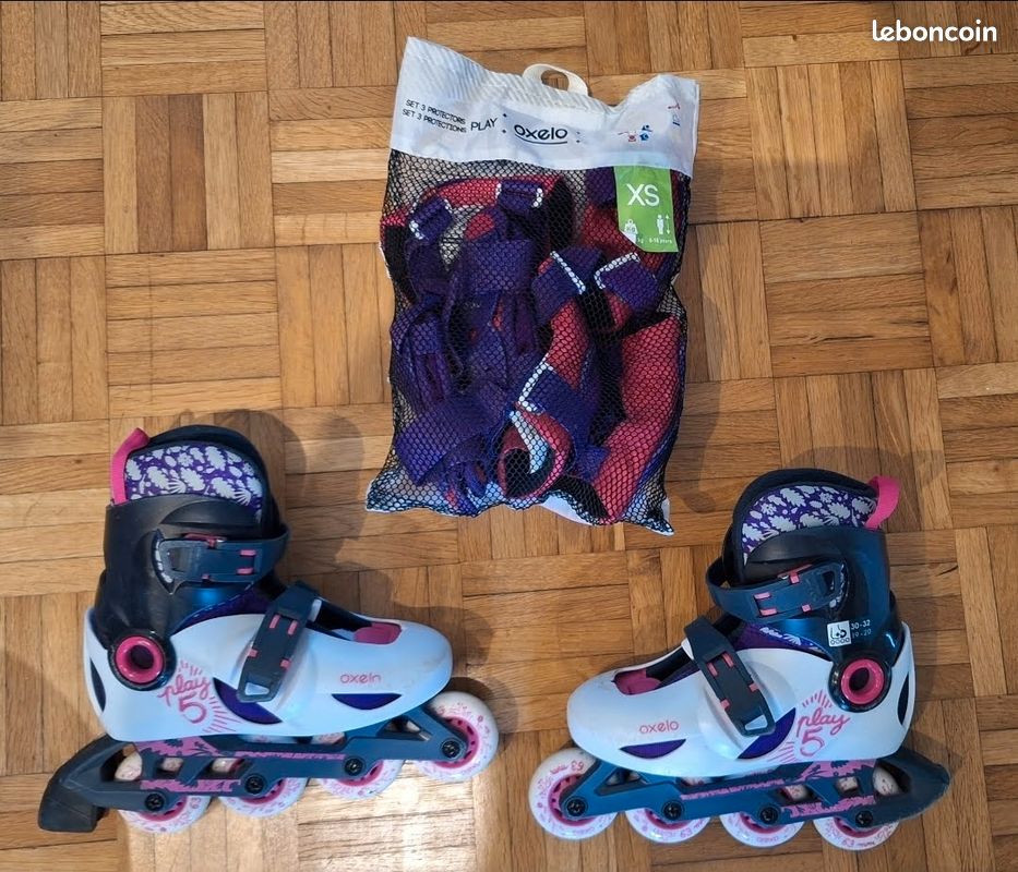 Rollers oxelo enfant 30-32 - Sport & Plein air