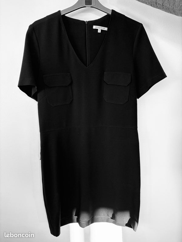 Robe/Tunique Biscote - Taille T à XL (environ 40) - Rouge Bordeaux - Occasion Très Bon état