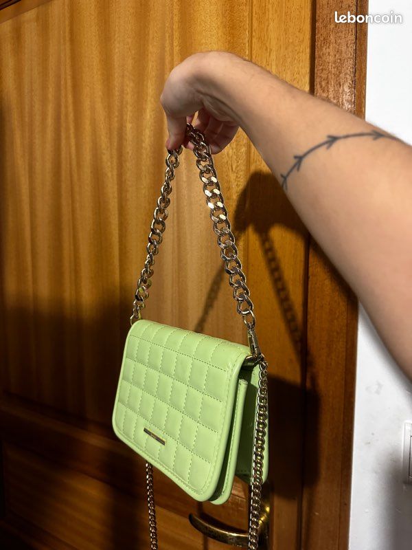 Sacs Cartable Femme | Sac à main en cuir lisse SAND Vert forêt | Oh My Bag