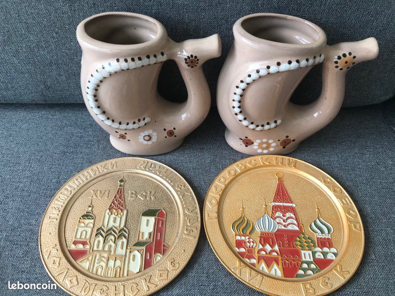 Lot de plats - soucoupes - russes TBE (image 2)